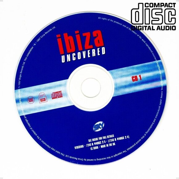 Ibiza Uncovered-CD1 ONLY 1997 - Music CD - Picture 1 of 1